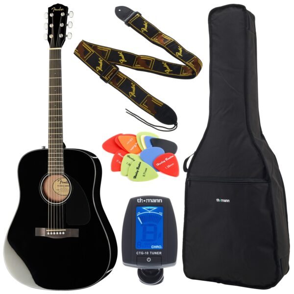 Fender CD-60 BK Bundle
